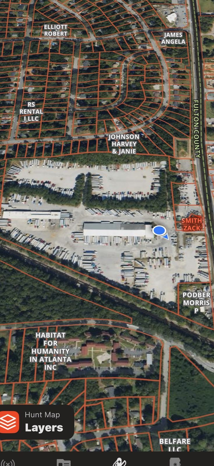 Secure truck and trailer parking inside Atlanta city limits
